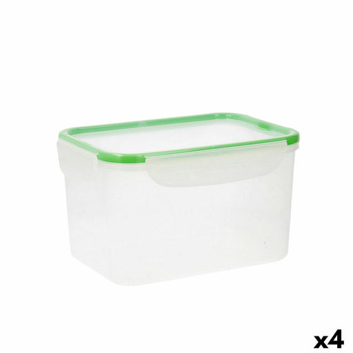 Kutija za užinu Quid Greenery 2,8 L Providan Plastika (4 kom.) (Pack 4x)