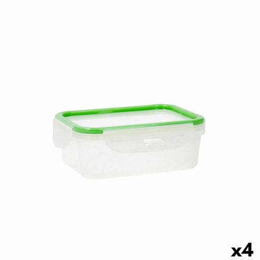 Kutija za užinu Quid Greenery 1 L Providan Plastika 13 x 18 x 6,8 cm - 1 L (4 kom.) (Pack 4x)