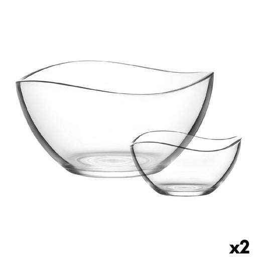 Set Zdjela LAV 1226 Zdjela za Salatu Kristal 7 Dijelovi 310 ml 1,88 L (2 kom.)